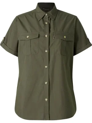 Nur Heute Pinewood Bluse Safari, Moss Green, G L(40)